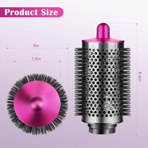 Large Round Volumizing Brush Attachment for Dyson Airwrap HS01 HS05