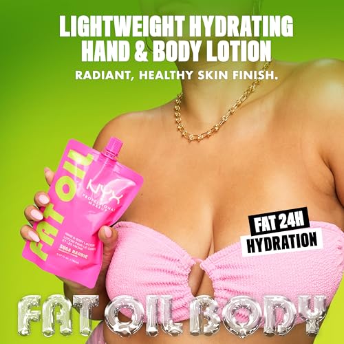 NYX Fat Oil Hand & Body Lotion - Suga Baddie Vanilla, 24HR Hydration