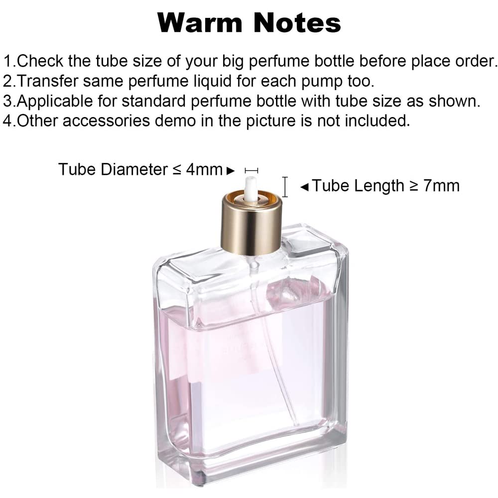 Travel Refillable Perfume Atomisers, 5ML, 3 Pcs Mini Portable Spray Bottles, Round Tube Set With 1 Flat Separated Tool, for Home Business Trip (Black+Blue+Champagne)(4pcs)