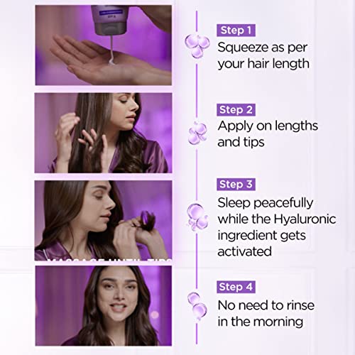 L'Oreal Paris Hyaluron Moisture Leave-In Night Cream for Dry Hair 180ml
