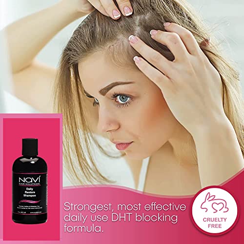 Navi Hair Loss Shampoo for Thinning Hair with Biotin & Vitamin E - DHT Blocker, 8 oz