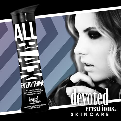 Devoted Creations All Black Everything Dark Tanning Lotion