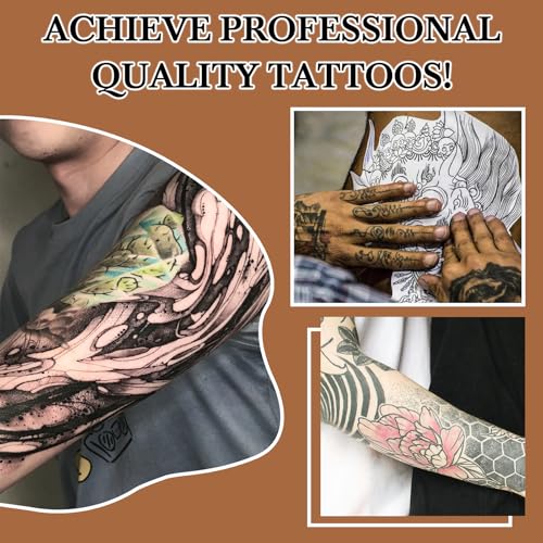 Pjordo 8oz Tattoo Stencil Transfer Gel - 2PCS Non-Toxic Solution for Clear Transfers