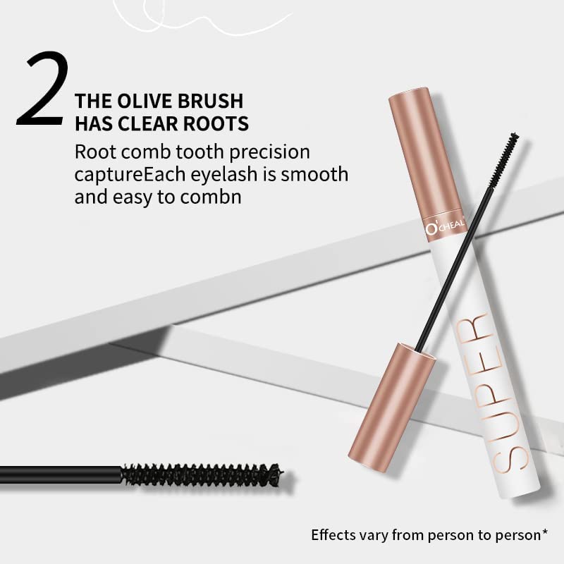 O'CHEAL 2-Pack Black Bottom Lash Mascara - Lengthening & Volume