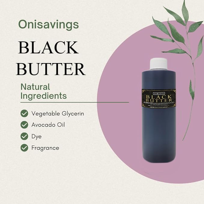 Onisavings 1 Fl Oz Black Butter Scented Body Oil - Long Lasting Perfume Oil