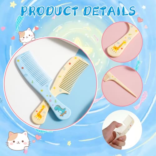 Giantree 2Pcs Baby & Toddler Hair Comb Set - Style C, Safe & Gentle for Kids
