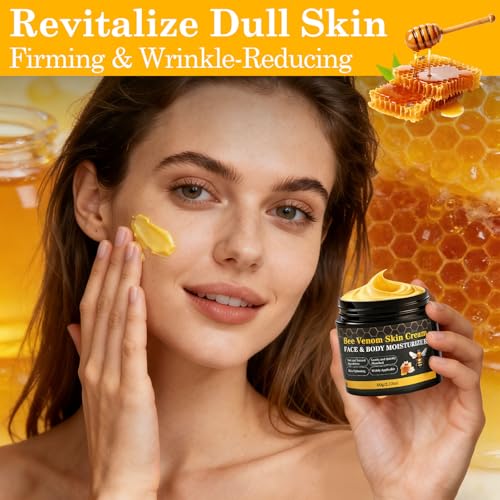 Bee Venom Wrinkle & Firming Cream for Face & Body - 2 Pack, 120g Anti-Aging Skin Care