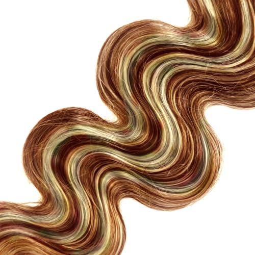 P30/613 Body Wave Human Hair Bundles - 12 Inch Highlight Remy Hair