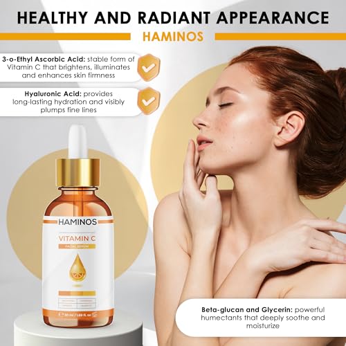 HAMINOS Vitamin C Serum with Niacinamide & Hyaluronic Acid - 50ml
