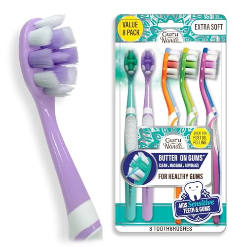 GuruNanda 2-in-1 Oral Care Bundle: Cocomint Pulling Oil & Soft Toothbrush