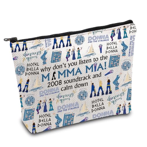 Mamma M-ia Cosmetic Bag - Music Inspired Gift for Mamma