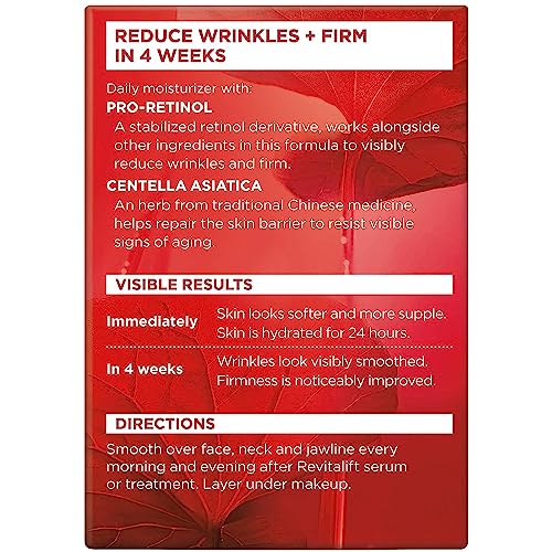 L'Oreal Paris Revitalift Anti-Wrinkle Face & Neck Moisturizer 1.7 oz