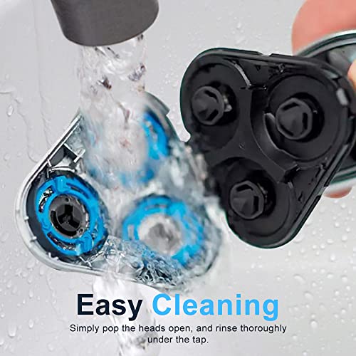 Innobeaut 3-Pack SH50 Replacement Blades for Philips Norelco Series 5000 Shavers (Without Blade Retaining Rings)