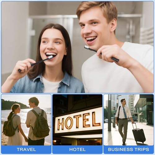 Travel Hygiene Kit Bulk - 12 Pack Toothbrush & Toothpaste Set