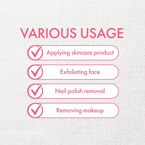Intrinsics Petite Silken 2x2 Esthetic Wipes (200 Count) | 4-Ply Premium Lint-Free Facial Wipes & Cotton Pads for Face | Low-Absorbency Face Pads for Toner & Makeup Removal