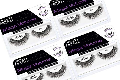 Ardell Mega Volume Lash 256 - Multi-Layered False Lashes (4 Pack)