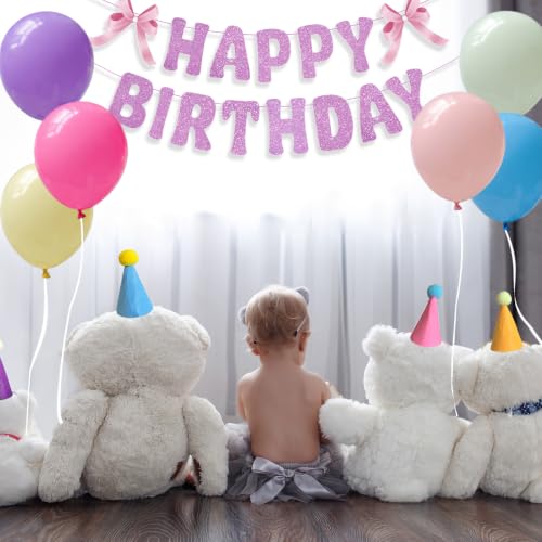 Mini Party Hats and Balloons Set for Stuffed Animals - 12 PCS