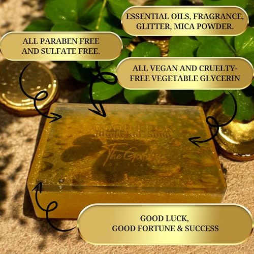 Good Luck Soap Bar - Prosperity & Positive Energy Ritual for Wiccan, Pagan & Hoodoo Practices