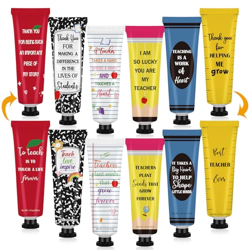 Loopeer 24 Pcs Teacher Appreciation Hand Cream Set - Travel Size Lotion