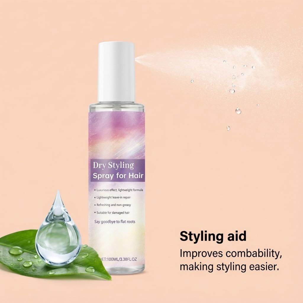 Leave-In Hair Conditioner Spray - Lightweight Non-Greasy Repair for Damaged Hair | 100ml/3.38 fl oz