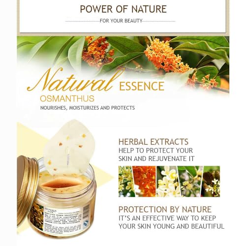 BIOAQUA Golden Osmanthus Eye Mask for Dark Circles & Wrinkles - 80pcs