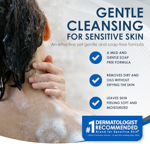 Vanicream Gentle Body Wash for Sensitive Skin, pH-Balanced, 12 Fl Oz