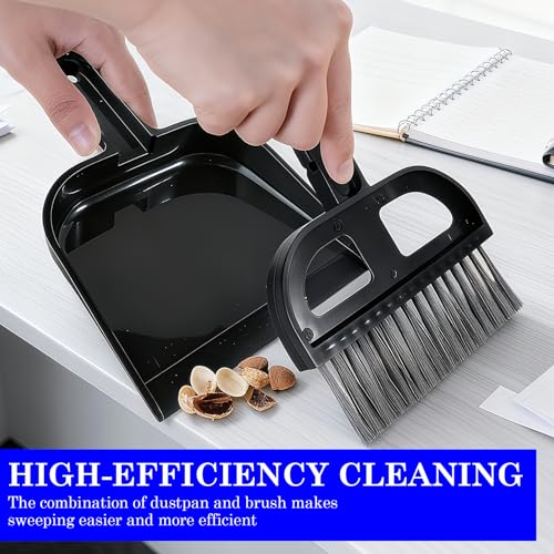 Compact Mini Dustpan and Brush Set for Home and Office