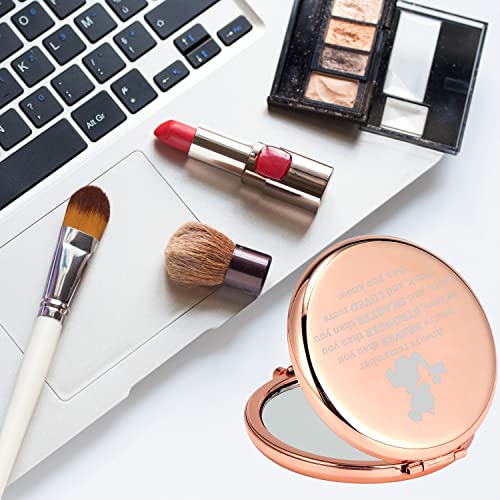 Compact Makeup Mirror with Frog Design - P-Frog Mirror Gift