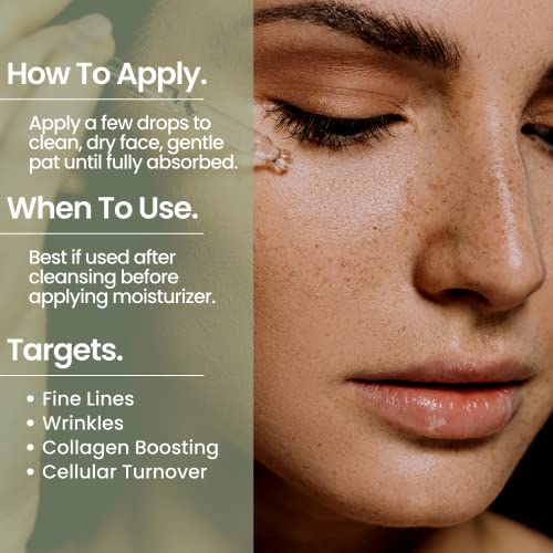 Natural Outcome Collagen Peptide Face Serum - Firming & Anti-Aging 1 oz