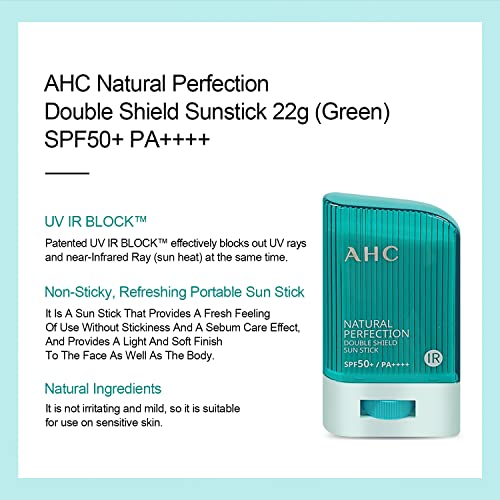 AHC Natural Perfection Double Shield Sunstick SPF50+ 22g - UV Protection