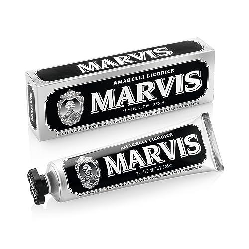 Marvis Licorice Toothpaste - Minty Flavor for Fresh Breath