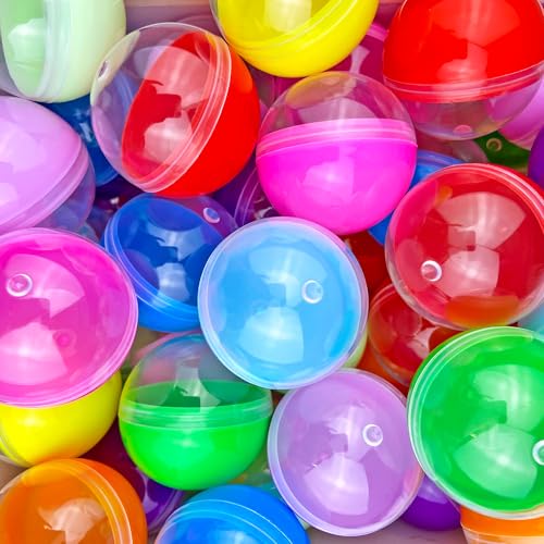 50 PCS Colorful 1.77-Inch Plastic Capsule Containers for Parties