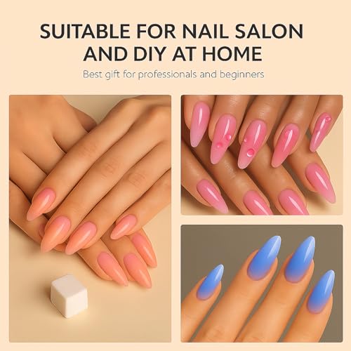 Gradient Nail Art Tool Set - 150PCS Nail Sponges & Grab Pen