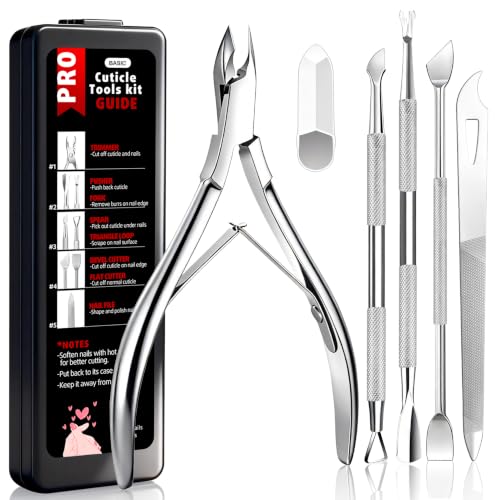 Professional 5-Piece Nail Care Cuticle Trimmer Set - Cbiumpro