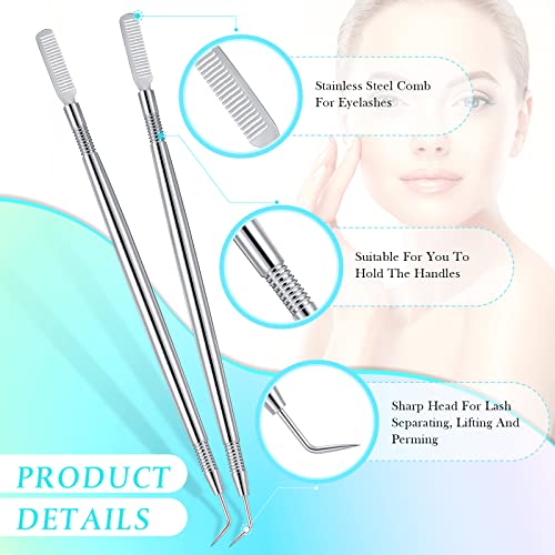Chumia 2-Pack Stainless Steel Eyelash Lift Tool & Separator