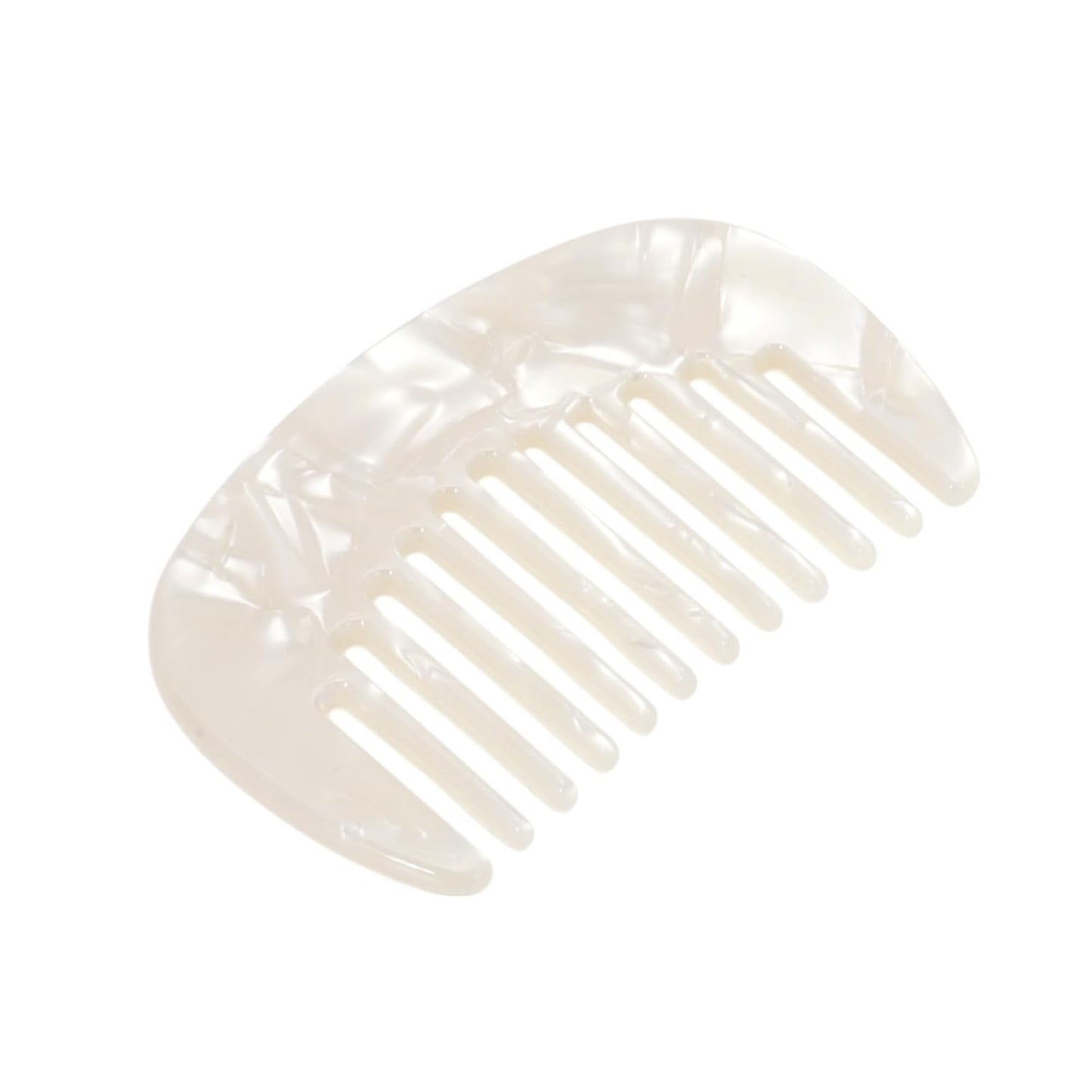 Wide Tooth Comb for Thick Curly Hair - Anti-Static Travel Comb | Emerald Green