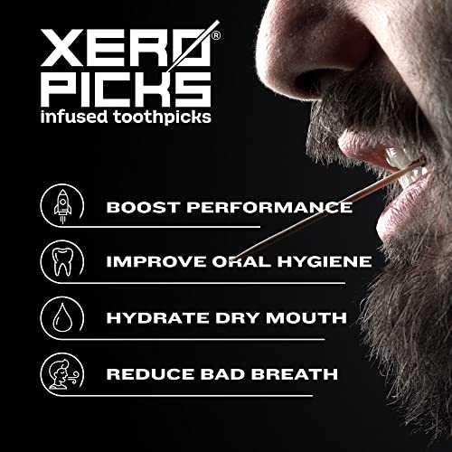 Xero Picks Strawberry Infused Toothpicks - 3 Pack for Fresh Breath