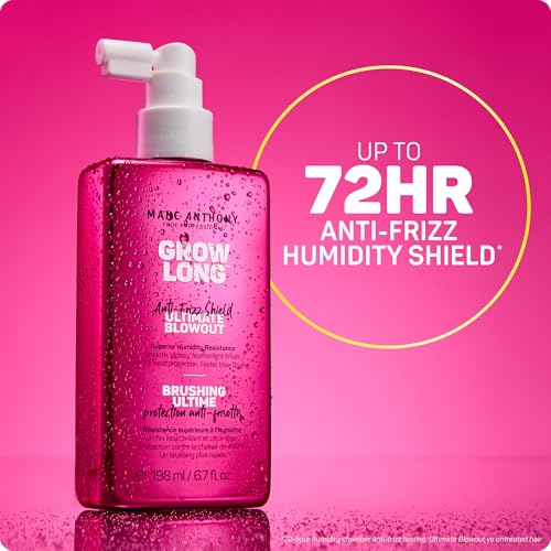 Marc Anthony Grow Long Anti-Frizz Heat Protection Spray 2 Pack - 6.7 oz