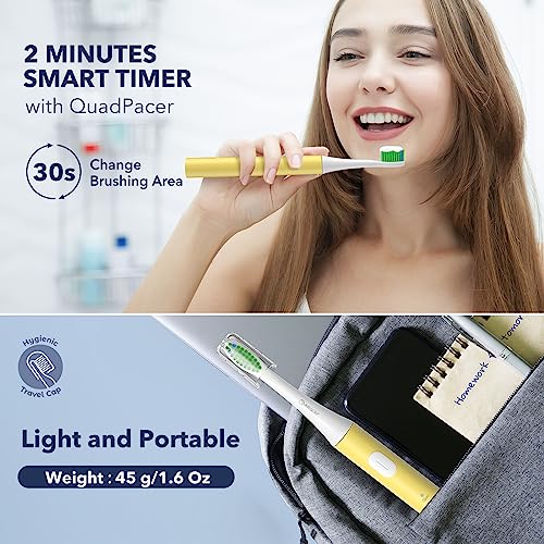 ARISSON Sonic Electric Toothbrush for Adults & Kids - White, 40,000 VPM