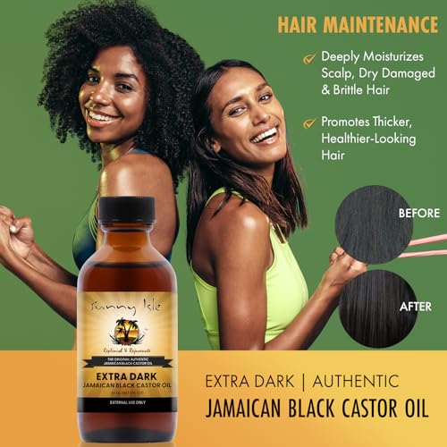Sunny Isle Extra Dark Jamaican Black Castor Oil 2oz - Hair Growth & Moisture