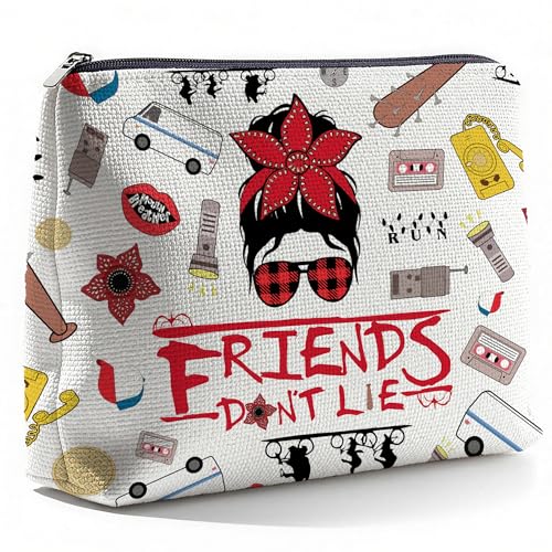 Red Stranger Things Makeup Bag - Travel Pouch for Women, CLHHM