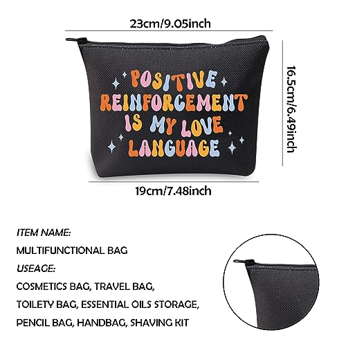 POSITIVE WCGXKO Behavior Analyst Gift Makeup Bag – Zipper Pouch