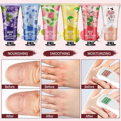 VESPRO 56-Pack Mini Hand Cream Gift Set, Moisturizing Travel Lotion for Women