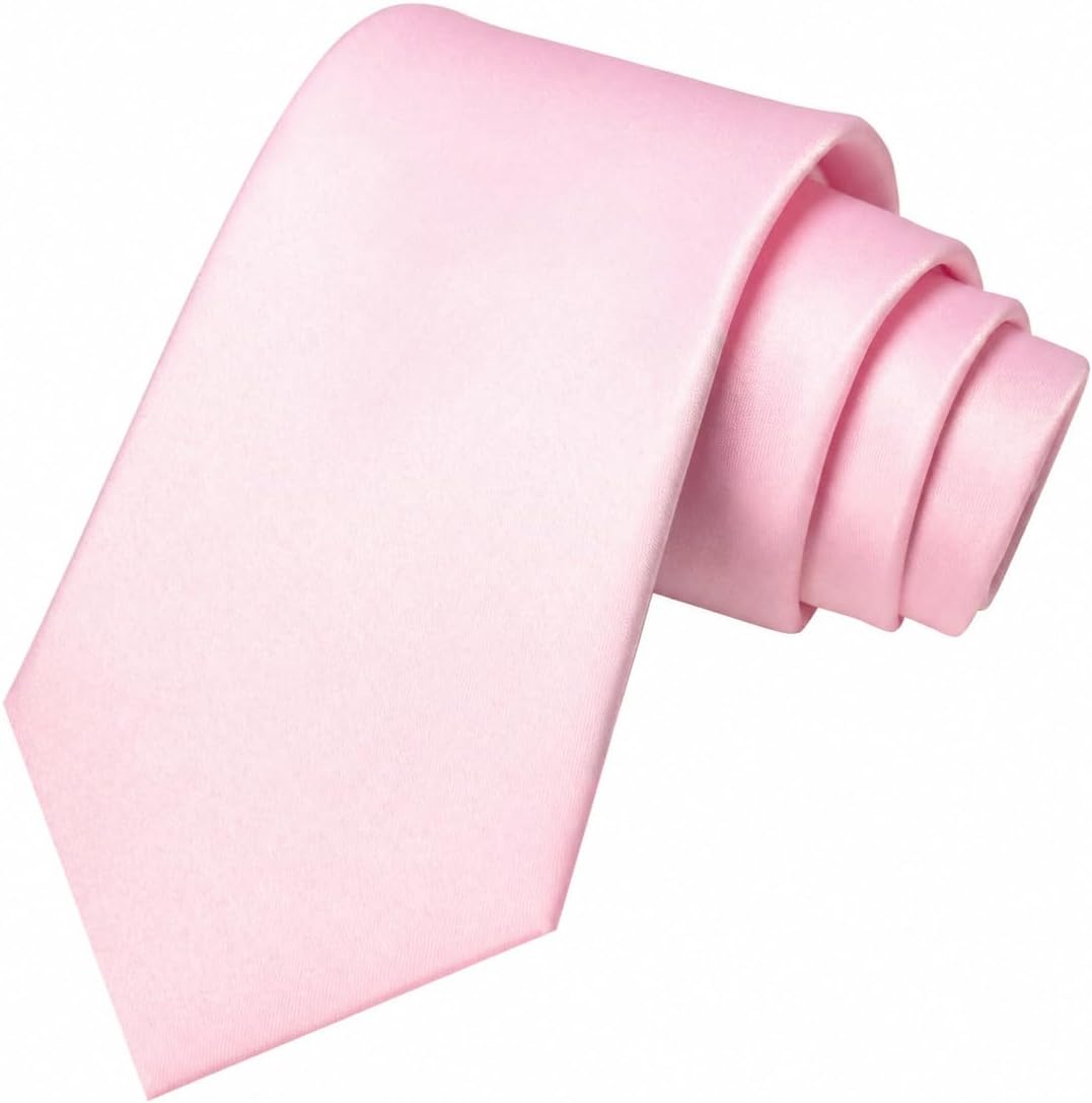 Solid Color Tie for Men - Business & Wedding Necktie | Elegant Design