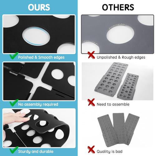 GYE T-Shirt Folding Board - Durable Plastic Laundry Organizer