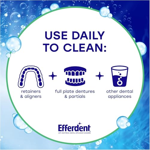 Efferdent Plus Mint Denture Cleanser | 90 Tablets (Pack of 1)
