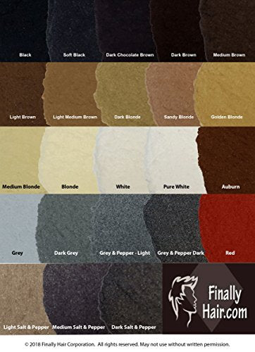 Finally Hair Building Fibers Refill - Dark Salt & Pepper - 56g