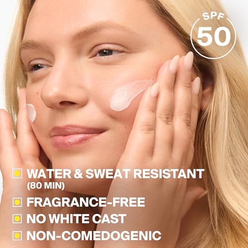 Supergoop! PLAY Everyday Face Lotion SPF 50 - Lightweight, Fragrance-Free, Water-Resistant Sunscreen