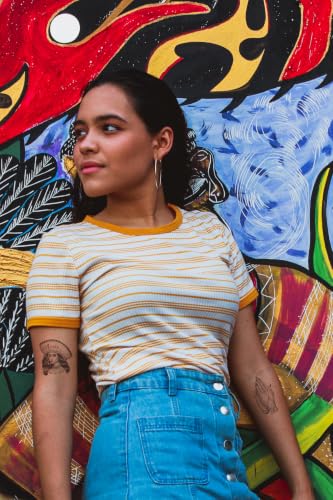 Tatsy Chicano Set Temporary Tattoos Cover Up Stickers for Men Women, Lowrider Style Culture