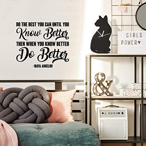 Inspirational Vinyl Wall Art Decal - Do Your Best - 21.5" x 25"